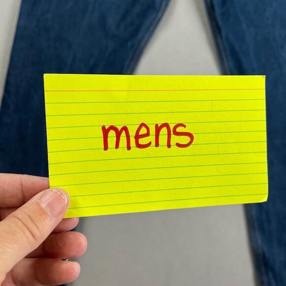 Levi's‎ Jeans Mens 34x34 Blue 501 Straight Leg Button Fly Denim Streetwear Y2K - Picture 15 of 16